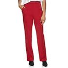 Prada Women's Logo-waist Tech-jersey Wide-leg Pants-red