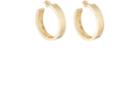 Agmes Women's Large Modernist Hoop Earrings
