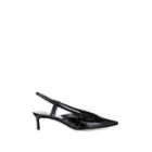 Givenchy Women's Patent Eel-skin Slingback Pumps - Black