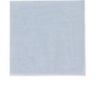 Simonnot Godard Men's Contrast-edge Cotton-linen Pocket Square - Blue