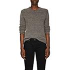 The Row Women's Droi Brushed Cashmere-blend Sweater-grey Melange