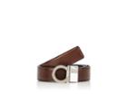 Salvatore Ferragamo Men's Gancini-buckle Reversible Leather Belt