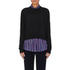 Barneys New York Women's Cashmere Sweater-black