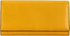 Valextra Flap-front Wallet-yellow