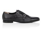 Barrett Men's Leather Double-monk-strap Shoes-black