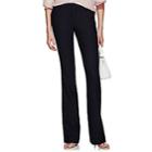 Pt01 Women's Elsa Stretch-crepe Flared Trousers - Navy