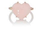 Irene Neuwirth Women's Heart-shaped Pink Opal Ring