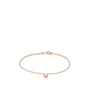 Lodagold Women's Star Charm Bracelet-gold