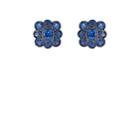 Mcteigue & Mcclelland Women's Berry Cluster Stud Earrings - Blue