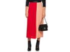 Givenchy Women's Bi-color Stretch-crepe Midi-skirt