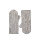 Isabel Marant Women's Chiraz Rib-knit Cashmere Mittens - Gray