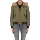 Army By Yves Salomon Women's Fur-trimmed Bomber Jacket-387-military