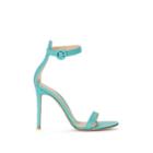 Gianvito Rossi Women's Portofino Leather Ankle-strap Sandals - Turquoise