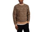 Ovadia & Sons Men's Leopard-print Wool-blend Sweater