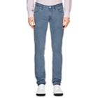 Pt05 Men's Stretch-cotton Canvas Slim 5-pocket Jeans-blue