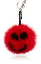Fendi Smiley Bag Charm-red