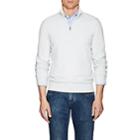 Fioroni Men's Duvet Cashmere Half-zip Turtleneck Sweater-lt. Blue