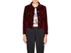 Marc Jacobs Women's Velvet-flocked Cotton-blend Denim Jacket