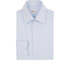 Brioni Men's Plaid Cotton Dress Shirt-lt. Blue