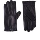 Barneys New York Men's Zip-cuff Gloves-black