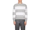 Thom Browne Men's Block-striped Cotton Terry Sweatshirt