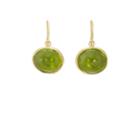 Judy Geib Women's Peridot Drop Earrings-gold