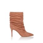 Gianvito Rossi Women's Cecile Suede Ankle Boots - Pink