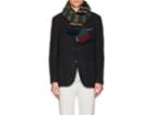 Drake's Men's Striped Wool Double-faced Scarf