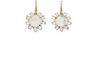 Irene Neuwirth Women's White Diamond & Rainbow Moonstone Drop Earrings