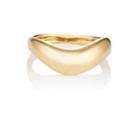 Agmes Women's Wave Ring-gold