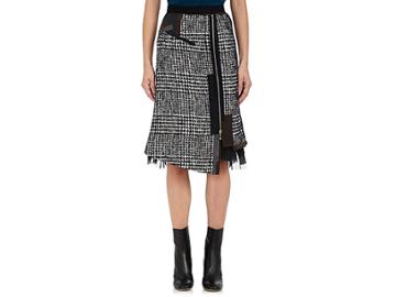 Kolor Women's Cotton-blend Tweed Pencil Skirt