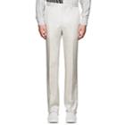 Givenchy Men's Satin Straight Trousers - Neutral