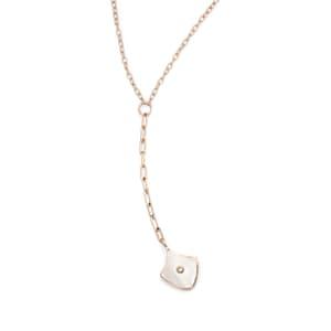 Feathered Soul Women's #wisdomoftheheart Y-necklace - Rose Gold