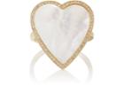 Jennifer Meyer Women's Mother-of-pearl & Diamond Heart Ring