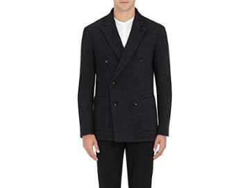 Helbers Men's Brushed Felt Double-breasted Sportcoat