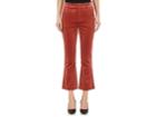 Frame Women's Cotton-blend Velvet Crop Flare Trousers