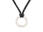 Title Of Work Men's Glass Holder Pendant Necklace
