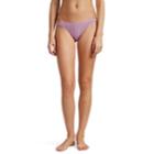 Solid & Striped Women's Vanessa Striped Seersucker Bikini Bottom - Lt. Purple