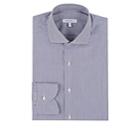 Boglioli Men's Striped Cotton Dress Shirt - Purple