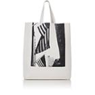 Calvin Klein 205w39nyc Men's Soft Leather Tote Bag-white