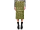 Dries Van Noten Women's Geometric Midi-skirt