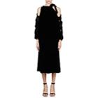 Fendi Women's Velvet A-line Dress-black