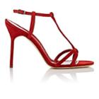Manolo Blahnik Women's Vitanopla Satin Sandals-red