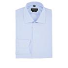 Barneys New York Men's Striped Cotton Poplin Shirt - Blue