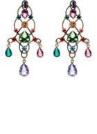Lanvin Women's Crystal-embellished Arabesque Earrings
