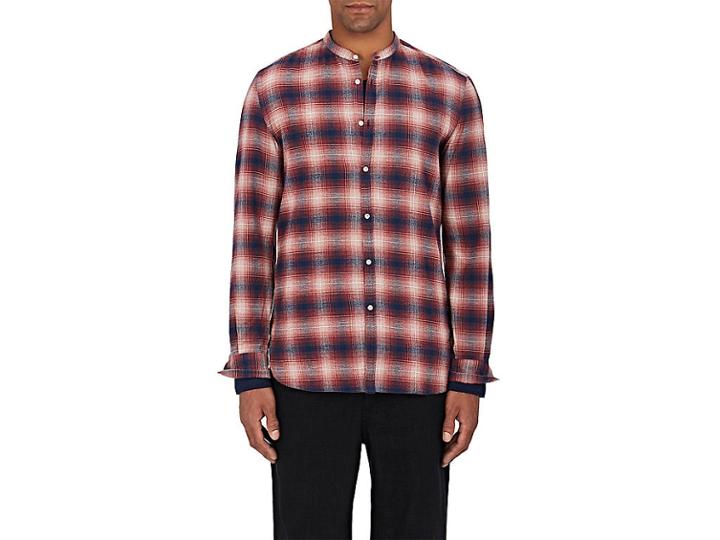 Eidos Men's Plaid Cotton Flannel Shirt