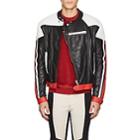 Givenchy Men's Quilted Leather Moto Jacket-black