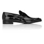 Prada Men's Spazzolato Leather Penny Loafers-black