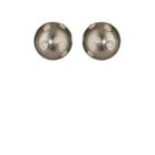 Samira 13 Women's Tahitian Pearl & White Diamond Stud Earrings - Pearl