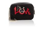 Christian Louboutin Women's Rubylou Suede & Leather Crossbody Bag